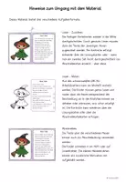 Vorschau - Arbeitsblätter - Kartei zum Lesen und Abschreiben "Hexen" - Fasching, Karneval, Halloween - Seite 1