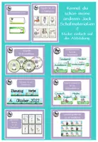 Vorschau - Merkblätter - editierbare Tischkarten Tischhelfer Zahlen Buchstaben #Schafklasse - Seite 2