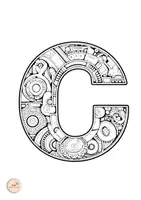 Vorschau - Stationenlernen - Der Buchstabe C - zum Ausmalen - Alphabet malen - ABC - Seite 2
