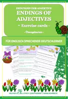 Vorschau - Fördermaterial/Inklusion - DaF / DaZ Englisch Endungen der Adjektive Übungskarten Ostern - Deckblatt