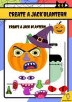 Vista previa - Tarjetas / Manipulativos - CREATE A JACK O'LANTERN - Portada