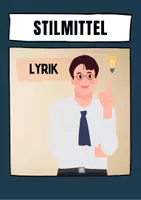 Vorschau - Arbeitsblätter - Stilmittel erkennen und bestimmen (Lyrik) - Deckblatt