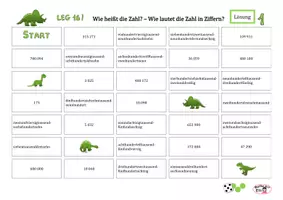 Vorschau - Spiele - Materialpaket Spiele und Quiz zu großen Zahlen, Römischen Zahlen, Dualzahlen - Seite 2