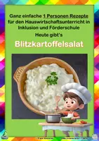 Vorschau - Arbeitsblätter - Blitzkartoffelsalat (Kartoffelsalat mit Farmersalat) - Deckblatt