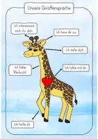 Vorschau - Mal- und Bastelvorlagen - Giraffenklasse CRM - Wachsendes Materialpaket - Seite 3