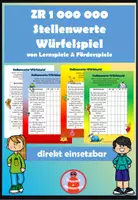 Vorschau - Spiele - Würfelspiel ZR 1 Mio. Stellenwerte, direkt einsetzbar - Deckblatt