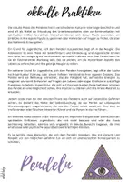 Vorschau - Arbeitsblätter - okkulte Praktiken - Rollenspiel oder Horoskop verfassen - Seite 1
