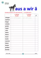 Vorschau - Arbeitsblätter - Verben aus a wird ä - Seite 2