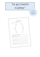 Vorschau - Arbeitsblätter - Die geschweifte Klammer - Deckblatt