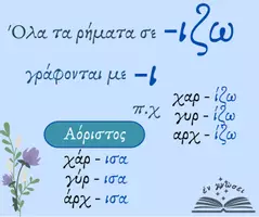Προεπισκόπηση - Διαδραστικό υλικό - καταλήξεις ρημάτων της ν.ε. με τις εξαιρέσεις τους - Σελίδα 1