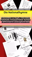 Vorschau - Arbeitsblätter - Materialpaket Nationalhymne und Bunt sind schon die Wälder - Seite 1