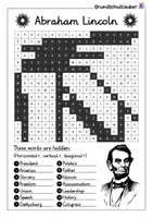 Vorschau - Arbeitsblätter - 60 famous people search puzzle savings pack - letter grid material pack (English) - Seite 3