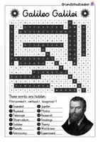 Vorschau - Spiele - Galileo Galilei search puzzle - letter grid (English) - Seite 2