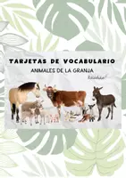 Vista previa - Juegos / Gamificación - Tarjetas de Vocabulario Animales de la granja - Portada