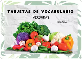Vista previa - Juegos / Gamificación - Tarjetas de Vocabulario verduras - página 1