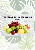 Vista previa - Juegos / Gamificación - Tarjetas de Vocabulario Frutas - Portada