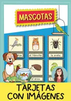 Vorschau - Stationenlernen - Mascotas / Haustiere Bildkarten (Spanisch) - Deckblatt