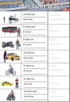 Vorschau - Arbeitsblätter - Materialpaket "Im Straßenverkehr" DaZ / DaF / Deutsch (wachsend) - Seite 1
