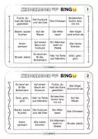 Vorschau - Spiele - Musik 30 BINGO Karten Kinderlieder Hörquiz Musik Grundschule Musik fachfremde - Seite 2