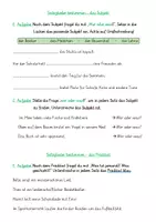 Vorschau - Arbeitsblätter - Satzglieder - Subjekt und Prädikat - Seite 2