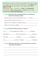 Vorschau - Arbeitsblätter - Satzglieder - Subjekt und Prädikat - Seite 3