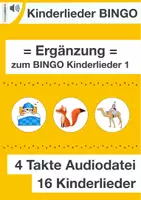 Vorschau - Spiele - Musik Kinderlieder Audiodateien MP3 zum BINGO 🔈 Hörquiz - Deckblatt