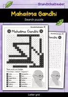 Vorschau - Arbeitsblätter - Mahatma Gandhi search puzzle - letter grid (English) - Deckblatt