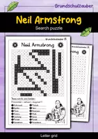 Vorschau - Arbeitsblätter - Neil Armstrong search puzzle - letter grid (English) - Deckblatt
