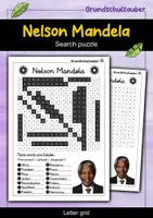 Vorschau - Arbeitsblätter - Nelson Mandela search puzzle - letter grid (English) - Deckblatt