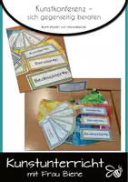 Vorschau - Präsentationen/Tafelbilder - Kunstkonferenz zur gegenseitigen Beratung - Deckblatt