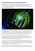 Vorschau - Arbeitsblätter - Die Entstehung des Internets + 6 Fragen zum Text - Deckblatt