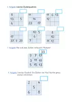 Vorschau - Arbeitsblätter - Zauberquadrate _ AB 1 - Seite 1