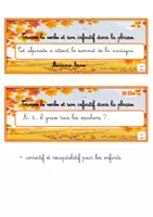 Aperçu - Apprentissages en autonomie - Français: Conj: Trouve le verbe et son infinitif dans la phrase P3 - Page de couverture