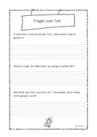 Vorschau - Arbeitsblätter - Warum feiern wir Halloween? Woher kommt das Fest? Lesetext. Sachtext mit Fragen. Sinnerfassendes Lesen, Lesen, Leseförderung, Arbeitsblätter und Stationen Klasse 2,3,4 Deutsch, Ethik, Sachunterricht - Seite 3