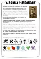 Vorschau - Stundenentwürfe - Materialpaket “ Wassily Kandinsky im Kunstunterricht “ - Seite 1