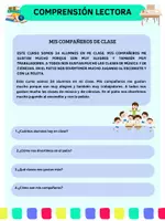 Vista previa - Hojas de trabajo - TEXTOS DE COMPRENSION LECTORA PARA PRIMERO - página 1