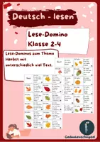 Vorschau - Spiele - Lesespiel- Herbst-Klasse 2-4 - Deckblatt
