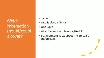 Vorschau - Präsentationen/Tafelbilder - Miniproject- Nigeria - Englisch Oberstufe - Famous Nigerians- Canva Profile - Seite 2