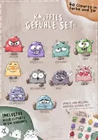Vorschau - selbst erstellte Cliparts/Grafiken - Knuffies "Die Gefühle" Cliparts Set - Deckblatt