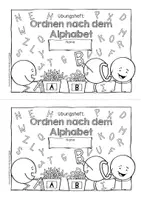 Vorschau - Arbeitsblätter - Ordnen nach dem Alphabet (Miniheft zum ABC) - Seite 3