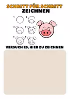 Vorschau - Mal- und Bastelvorlagen - Schritt-für-Schritt zeichnen lernen. Vorlagen - Seite 2