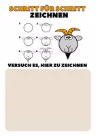 Vorschau - Mal- und Bastelvorlagen - Schritt-für-Schritt zeichnen lernen. Vorlagen - Seite 3