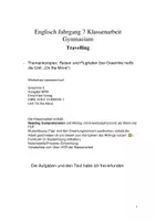 Vorschau - Klassenarbeiten - Klassenarbeit Jg 7 Englisch Reisen Flughafen - Deckblatt