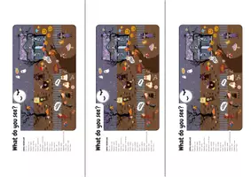 Vorschau - Spiele - Warm Up Spiel "Halloween" für den Englischunterricht - Wimmelbild, Stundeneinstieg 👻 - Seite 2