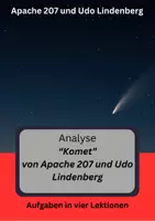 Vorschau - Stundenentwürfe - Songtextanalyse - Analyse von "Komet" von Apache 207 und Udo Lindenberg - Deckblatt