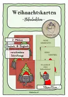 Vorschau - Bildkarten - Weihnachtskarten Elefantenklasse Weihnachten - Deckblatt