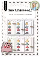 Vorschau - Bildkarten - Knuffige Stimmungsbarometer (Klammerkarten) für die Bank - Deckblatt