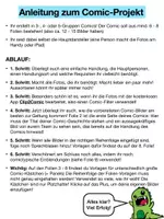 Vorschau - Stundenentwürfe - KUNST: eigener Comic in Gruppenarbeit (Keynote-Vorlage) - Seite 3