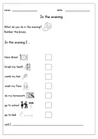 Vorschau - Arbeitsblätter - Daily routines Arbeitsblätter - Seite 3
