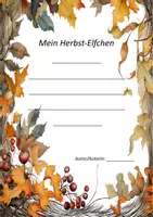 Vorschau - Arbeitsblätter - Materialpaket zum Thema Herbst - Deckblatt